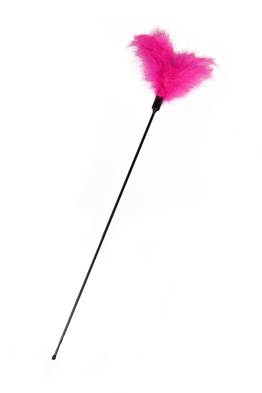 Karlie Spielstab f. Katzen, schwarz m. pinker Feder, fördert Bewegung u. Spieltrieb, visuelle Anreize.