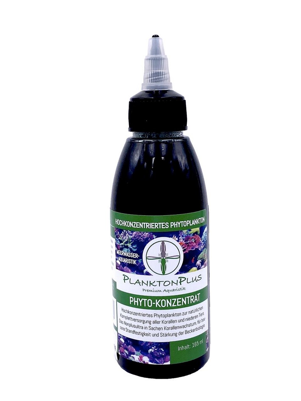 Plankton Plus Phyto-Konzentrate, 165 ml, für Meerwasseraquaristik. Hochkonz. Phytoplankton, fördert Korallenwachstum & Beckenökologie.