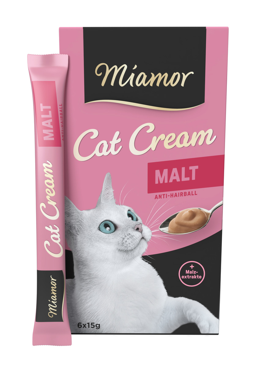 Miamor Cat Cream Malt Katzen Snack 6 x 15 g