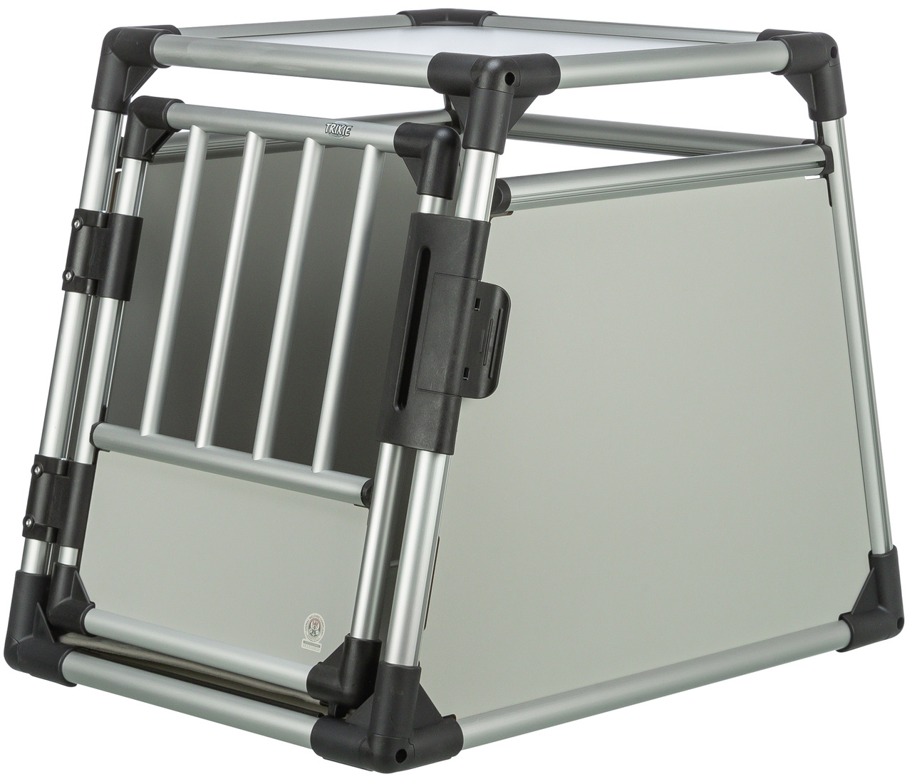 TRIXIE Transportbox Aluminium M 55x62x78cm silber/hellgrau Transportbox