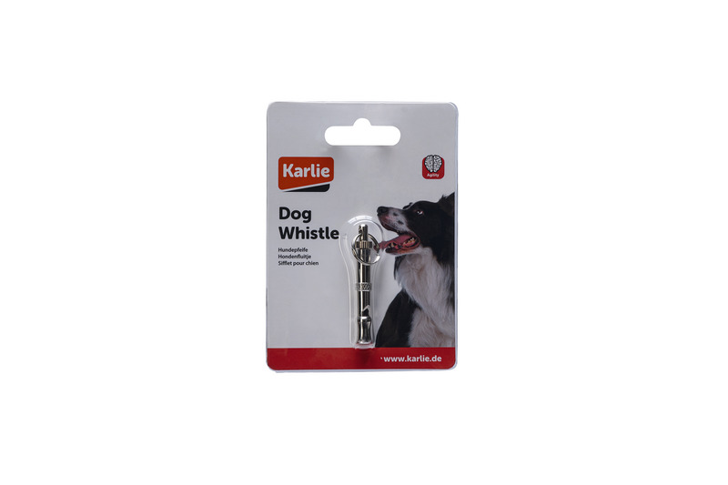Karlie Hundepfeife "Dog Whistle" f. Hundetraining, silber, 1 Pfeife, Zielgr.: Hundebesitzer.
