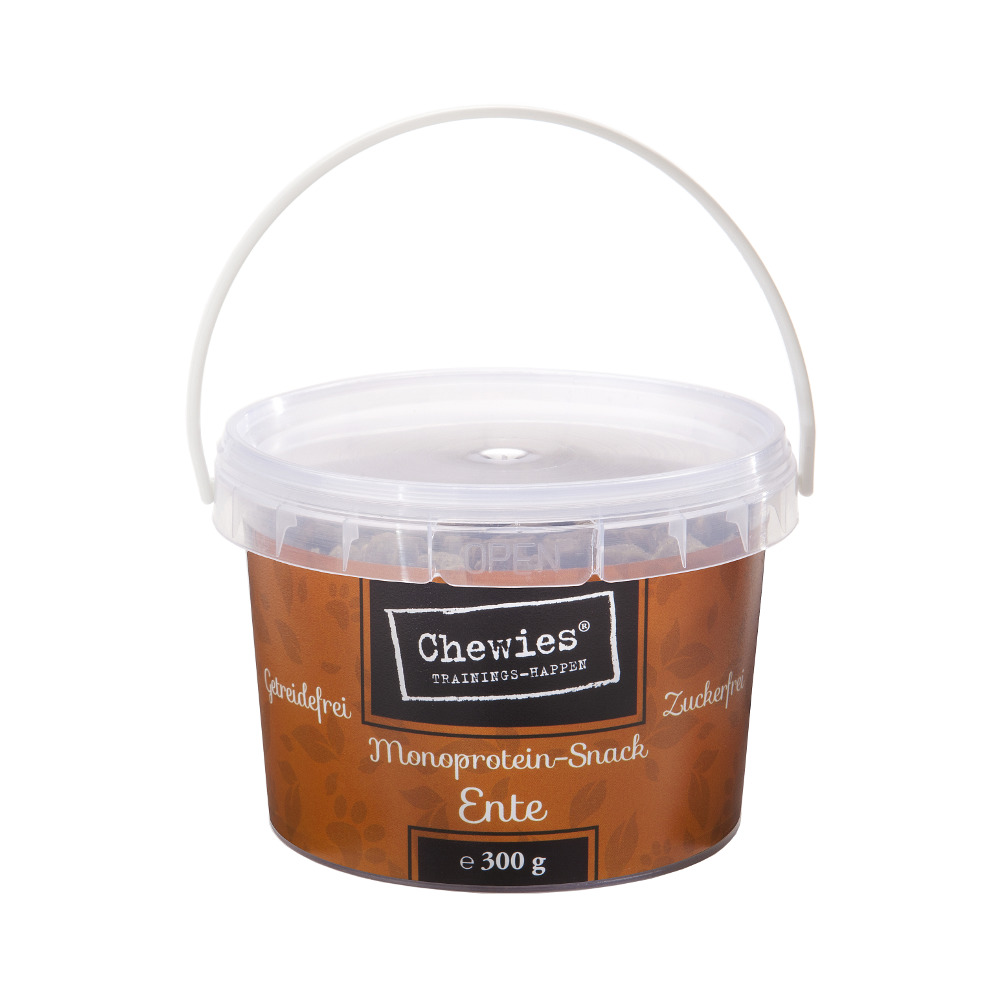 Chewies Trainings-Happen Ente 300g Hundesnack