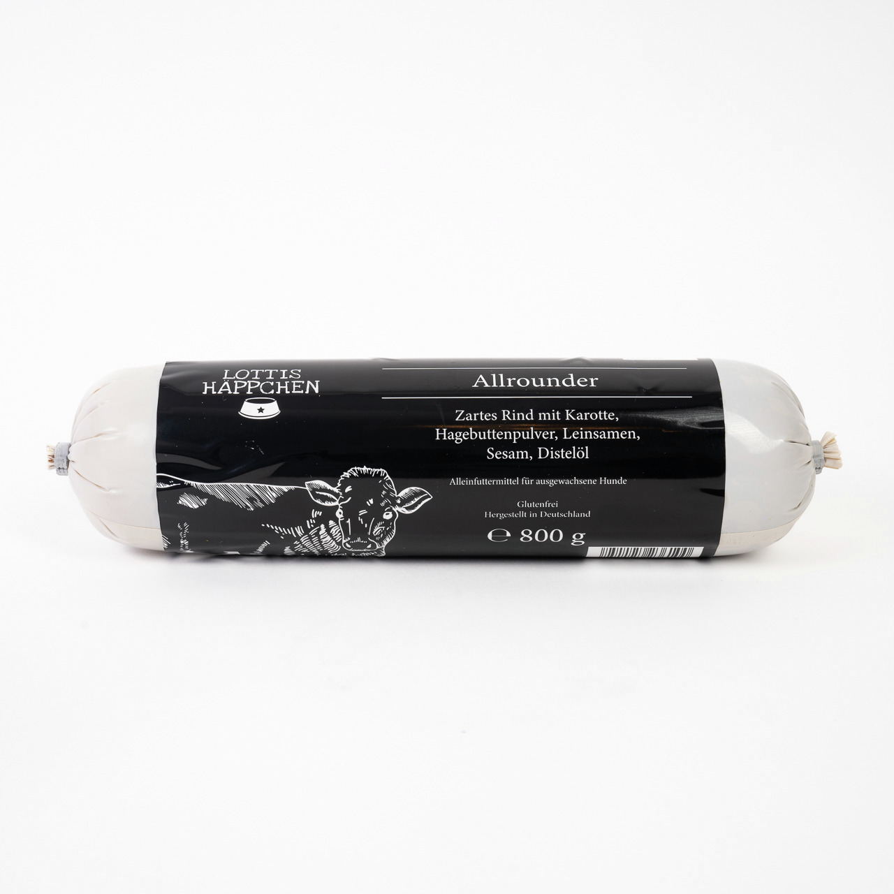 Sparpaket 24 x 800 g Lottis Häppchen Allrounder Hunde Nassfutter