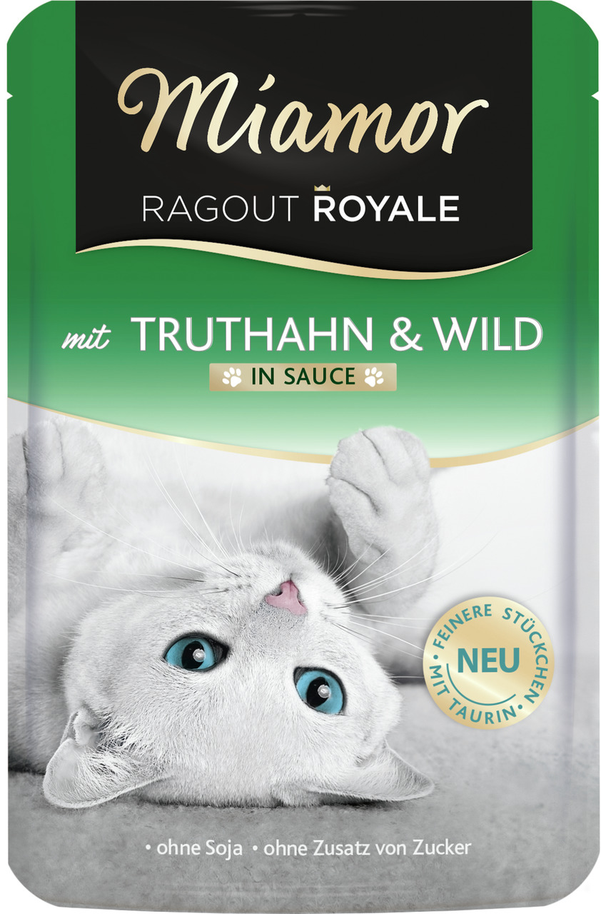 Miamor Ragout Royale mit Truthahn & Wild in Sauce Katzen Nassfutter 100 g