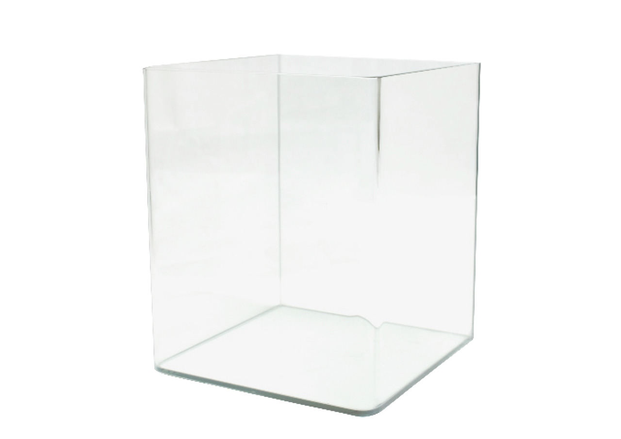 Amtra Glas-Aquarium Cube 20, transparent, rechteckig, für Aquaristik-Enthusiasten, ideal für kleine Fische-Garnelen.