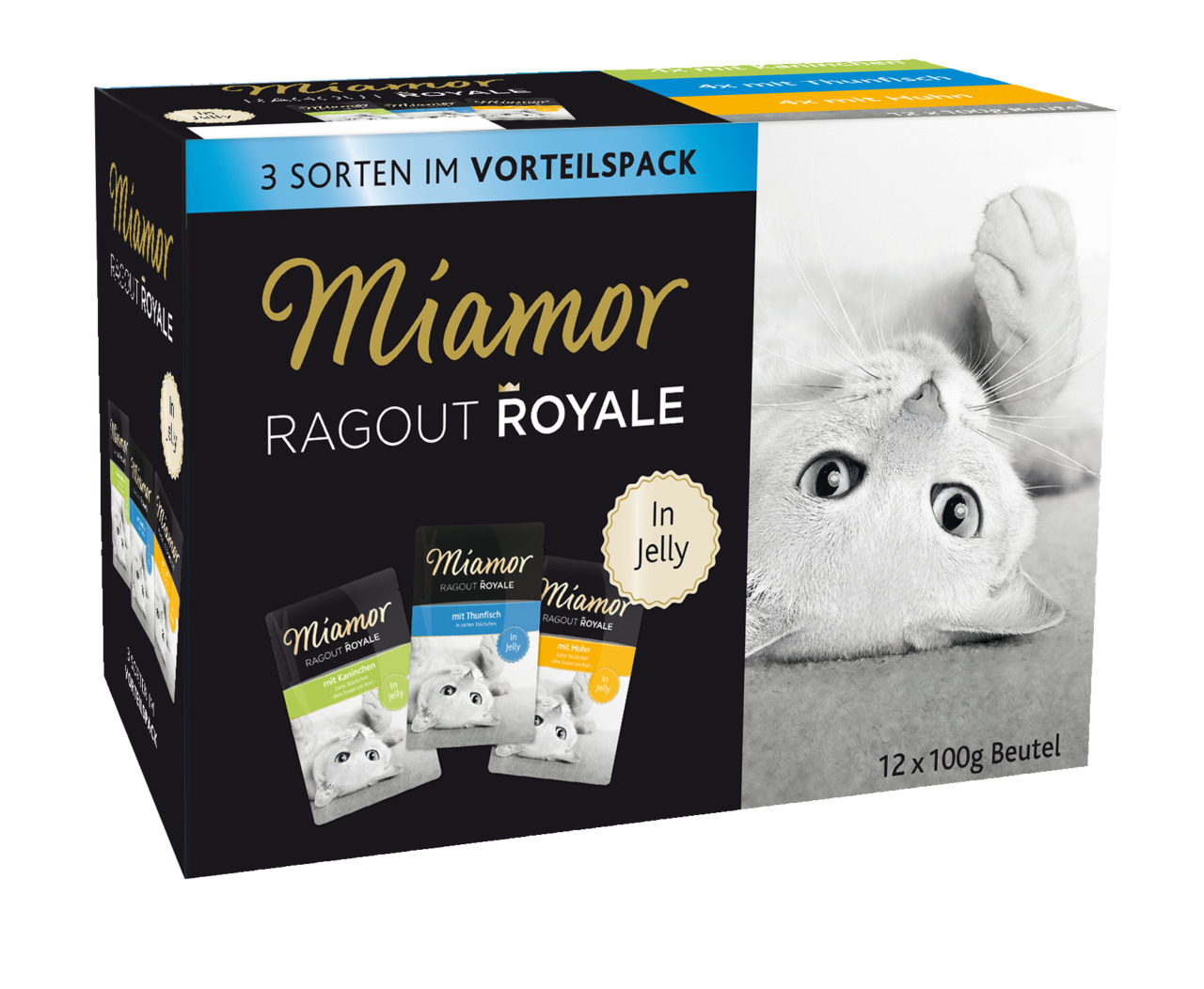 Miamor Ragout Royale in Jelly Multipack 1 Katzen Nassfutter 12 x 100 g