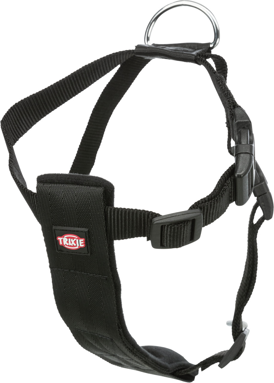 TRIXIE Premium Geschirr, für Hunde, robustes Nylon, verstellbar, Metallring, Klickverschluss, ideal für Spaziergänge-Training.