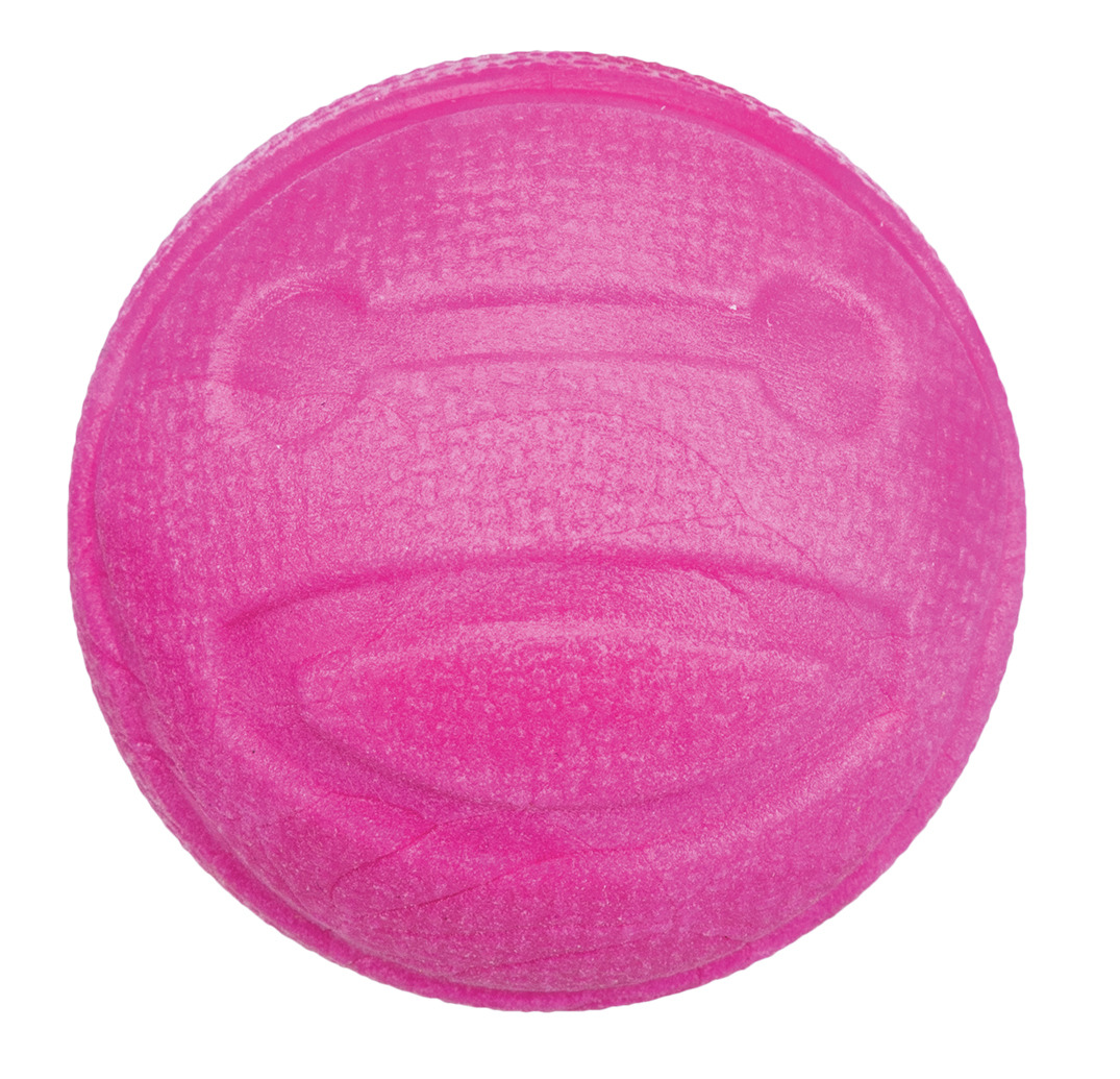 TRIXIE Hundespielball, Schaumstoff, für alle Hunde, Zahngesundheit, Apportierspiele, schwimmfähig, Ø 6 cm, drinnen & draußen.