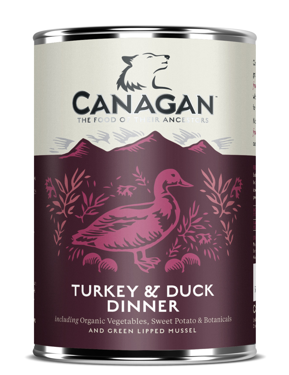 Canagan Turkey/Duck Dinner Dogs 400 Gramm Hundenassfutter