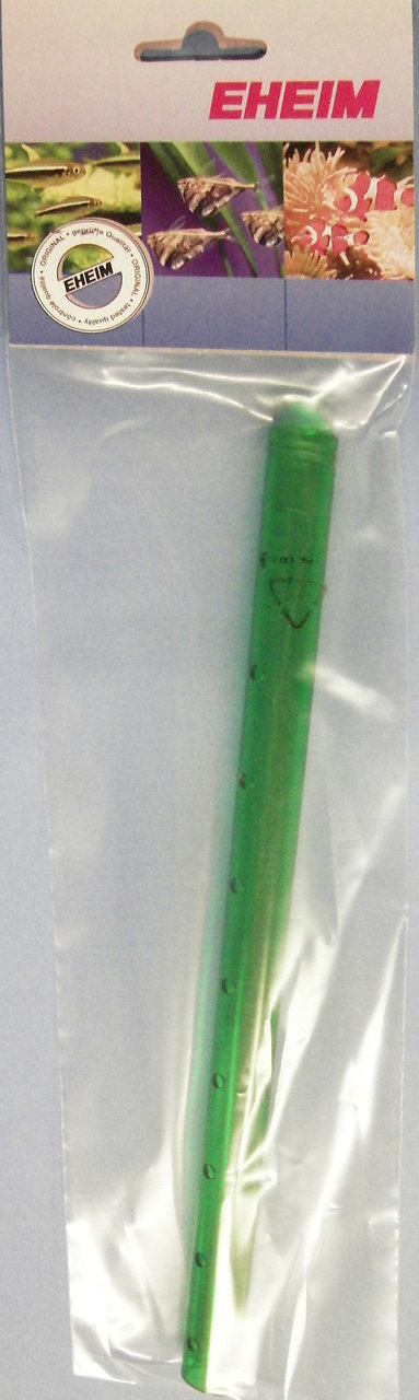 EHEIM Ausströmrohr, grün, für Aquarienbesitzer, optimiert Wasserzirkulation, in transparenter Kunststoffverpackung.