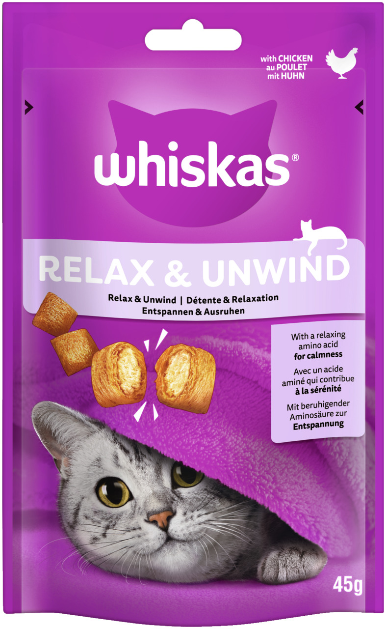 Whiskas Relax & Unwind mit Huhn 45g