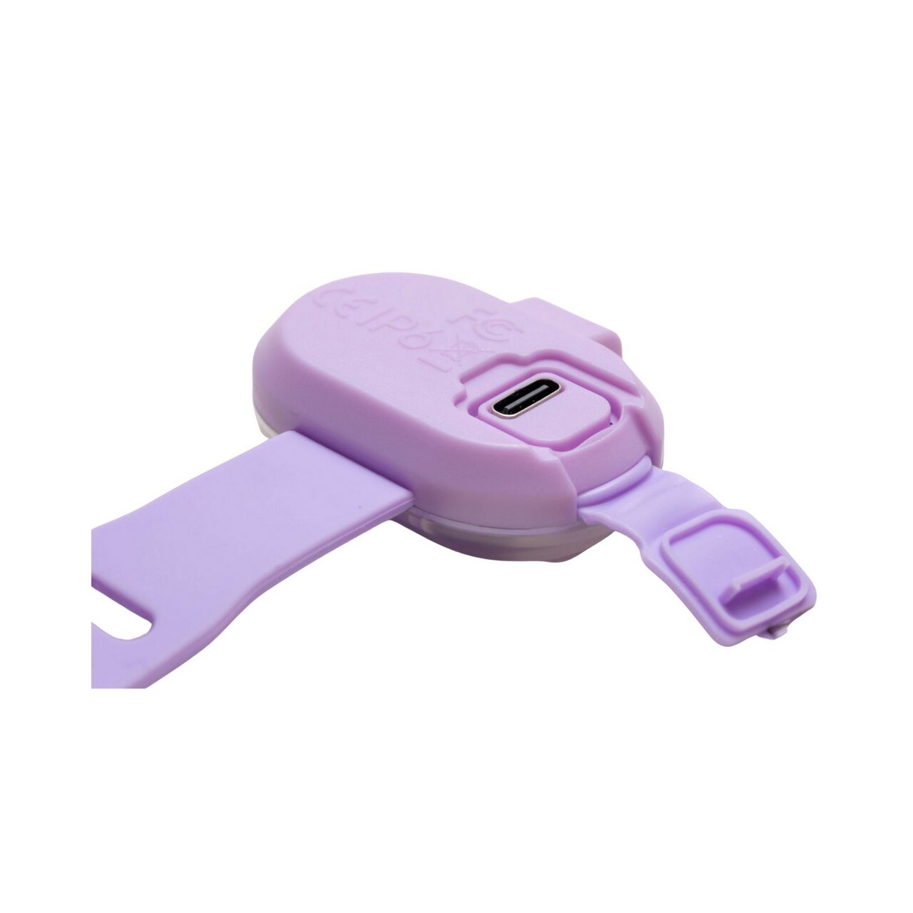Max & Molly Smart ID Hundemarkenhalter Lavendel, für Hundehalter, robustes Silikon, USB-C, leicht, wasserfest (IPX7), ideal täglich.