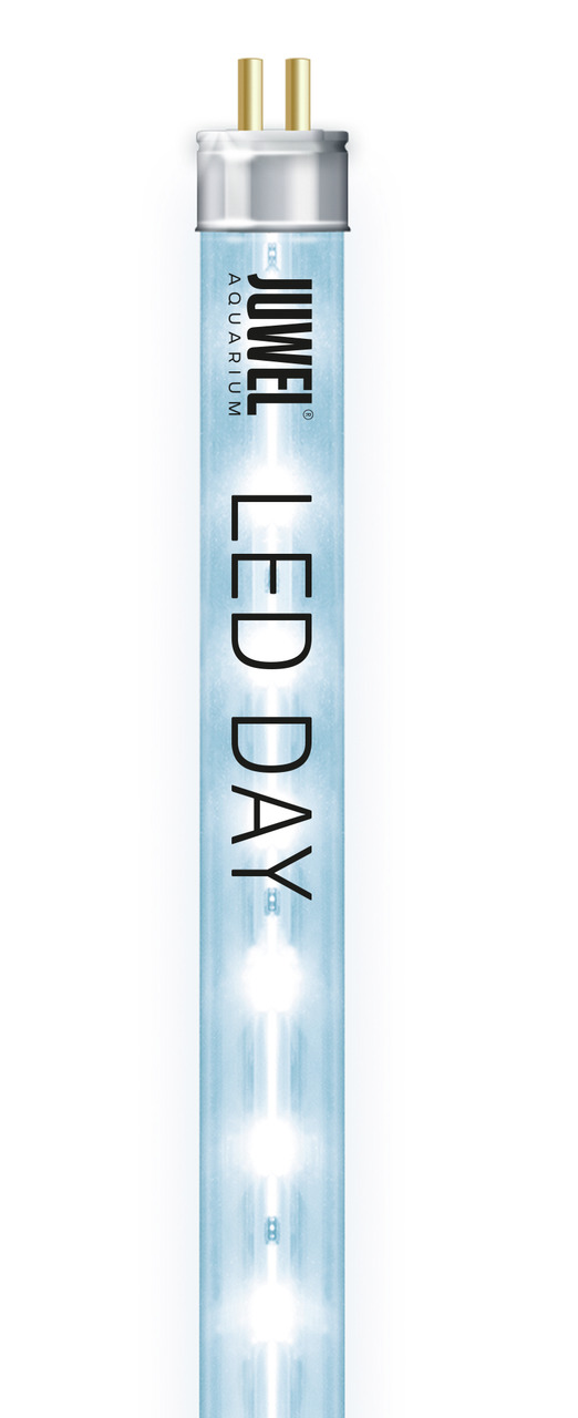 JUWEL LED Day Aquariumleuchte, für Aquarienliebhaber, helle nat. Beleuchtung, fördert Pflanzenwachstum, schlank, zylindrisch.