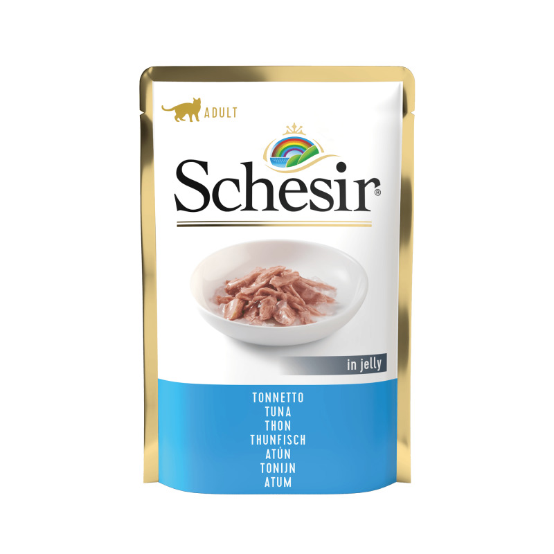 Schesir Thunfisch in Jelly 85g Dose Katzennassfutter