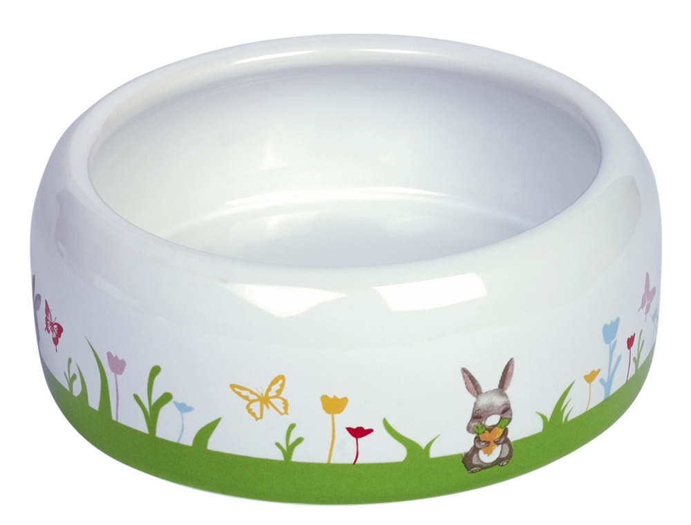 Nobby Keramiknapf Hase Flower bunt 500 ml