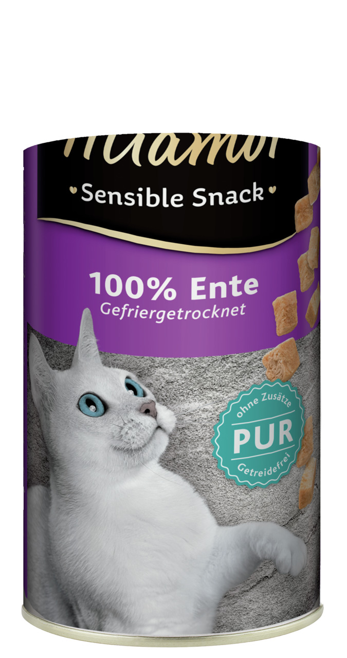 Miamor Sensible Snacks Ente pur 30g Katzensnack