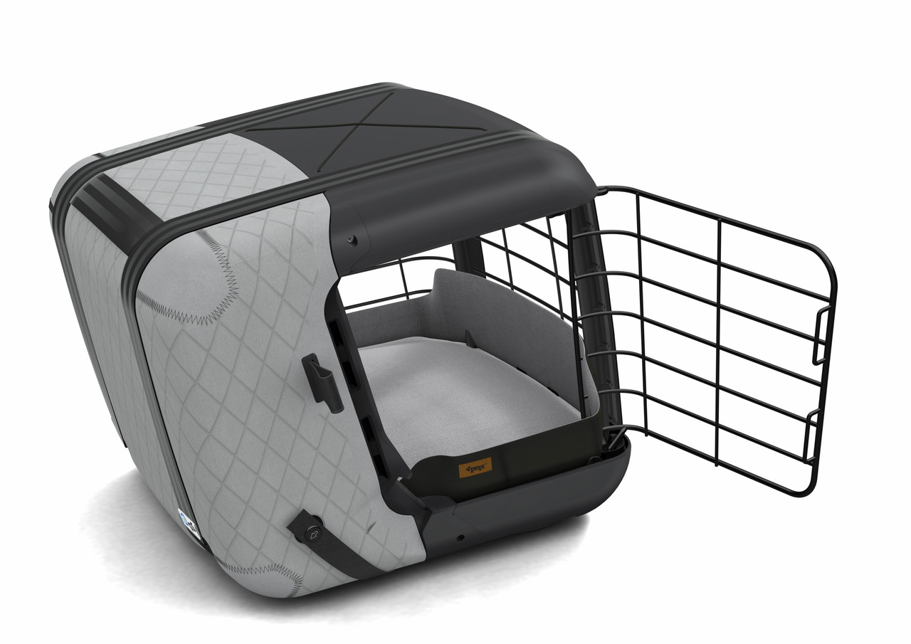 4Pets Hundetransportbox Cool Grey
