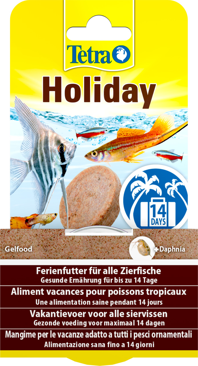 Tetra Holiday Ferienfutter Aquarium Hauptfutter Urlaub 30 g