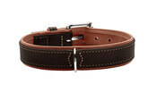 HUNTER Halsband Canadian UP 65/L Rindsleder schwarz/cognac