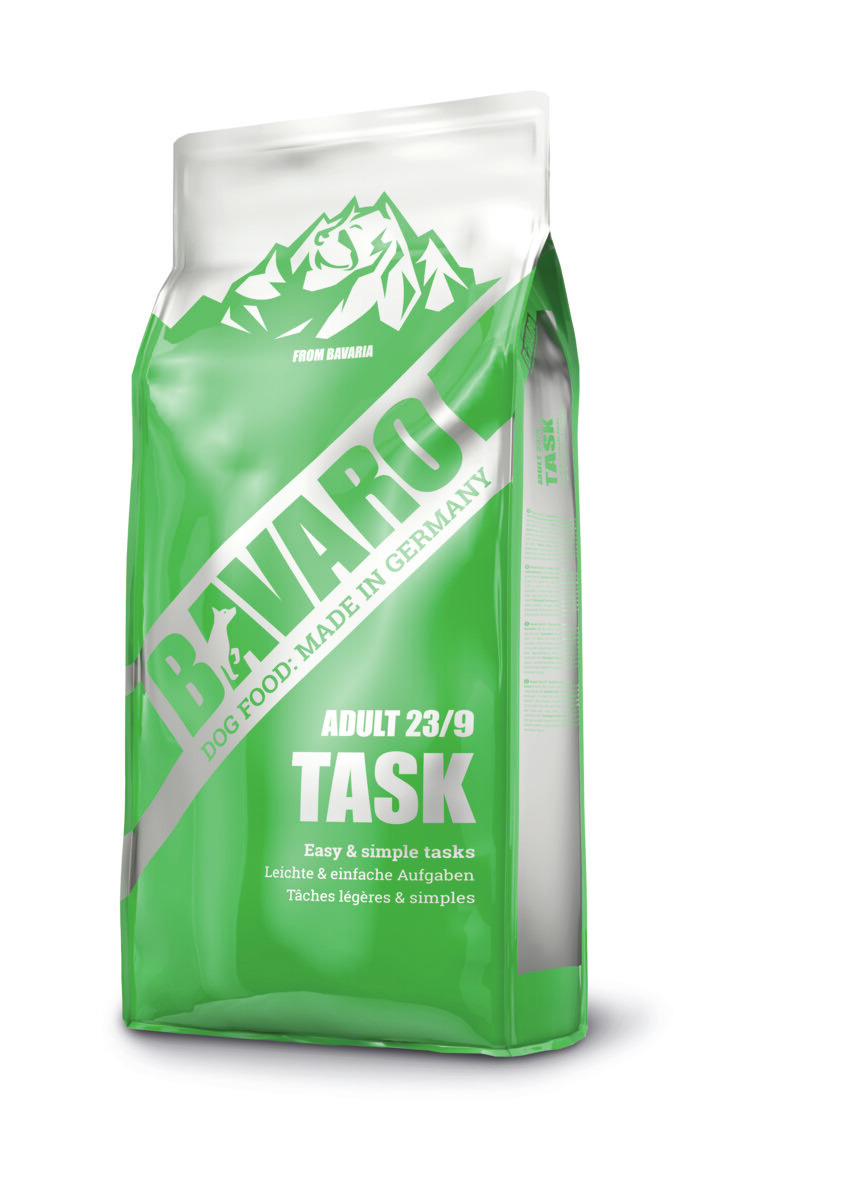Josera Bavaro Task Adult 23-9, Hundefutter für erwachsene Hunde, 15 kg, Made in Germany, für leichte bis einfache Aufgaben.
