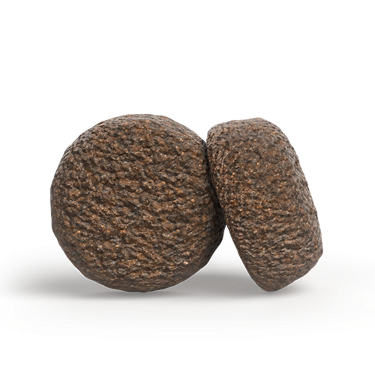 Josera Trockenfutter für Hunde, Geschmacksrichtung Geflügel, unterstützt gesunde Verdauung. Gezeigt: runde Kroketten.