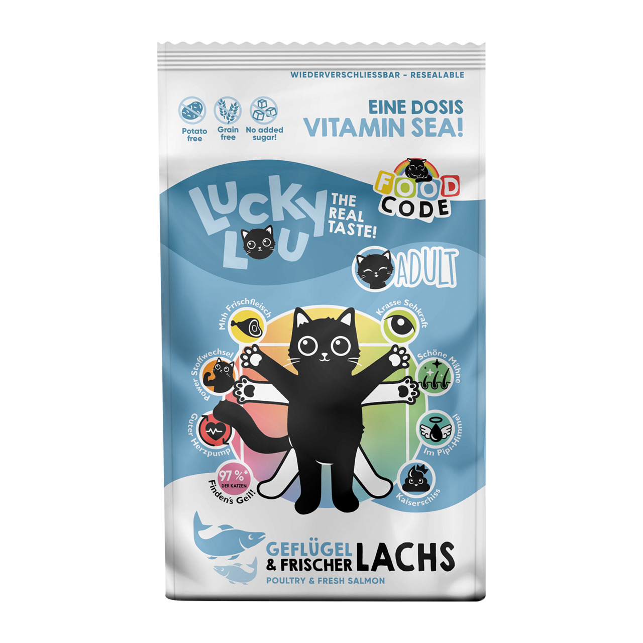 Lucky Lou Adult Geflügel & Lachs 1,7 kg