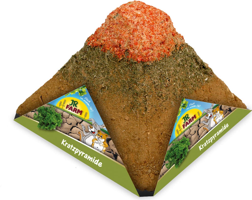 Sparpaket 2 x 400 g JR Farm Kratzpyramide Nager Snack