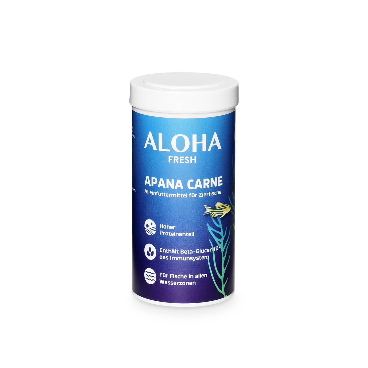 Aloha Fresh Apana Carne Flakes Aquarium Flockenfutter 250 ml