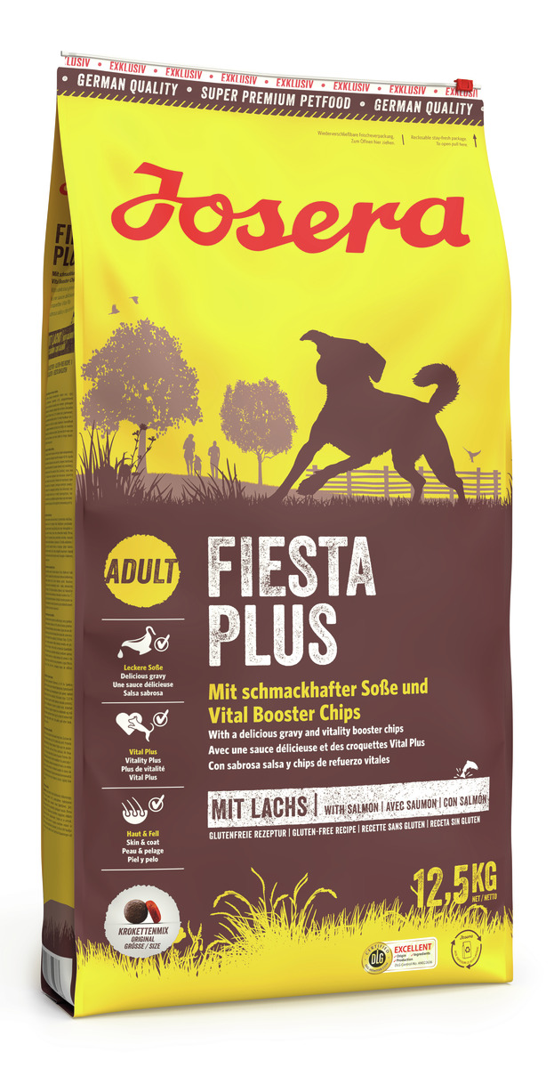 Sparpaket 2 x 12,5 kg Josera FiestaPlus Hunde Trockenfutter