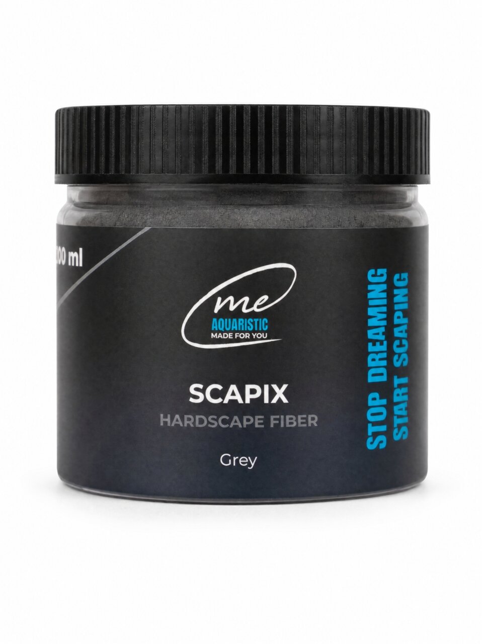 ME Aquaristic Scapix Hardscape Fiber Grey für Aquascaping, graue Faser für Stop Dreaming Start Scaping, 200 ml.