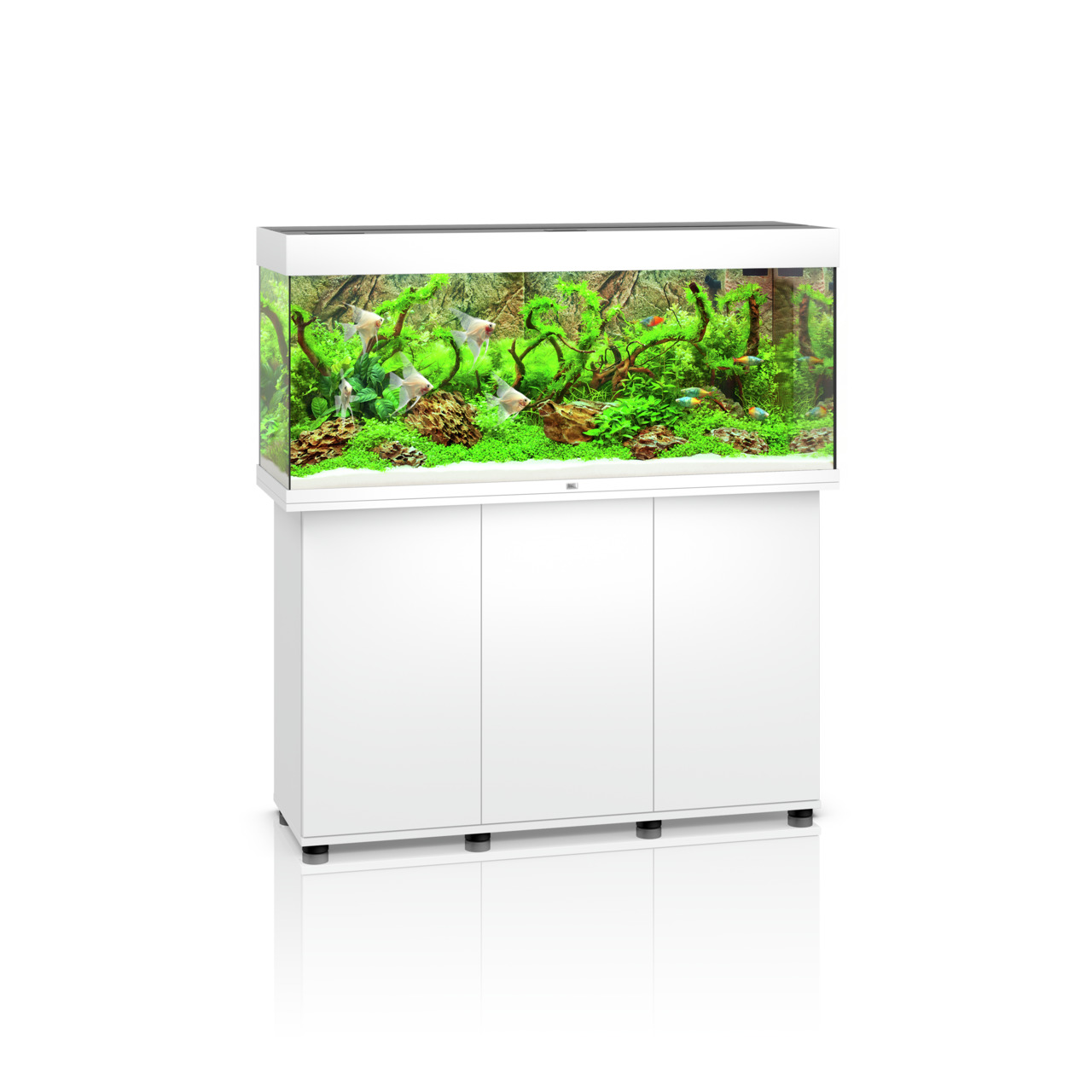 JUWEL Aquarium Vision 450 Weiß, 450 L, für Süßwasserfische, inkl. Unterschrank, ideal für Aquaristik-Enthusiasten.