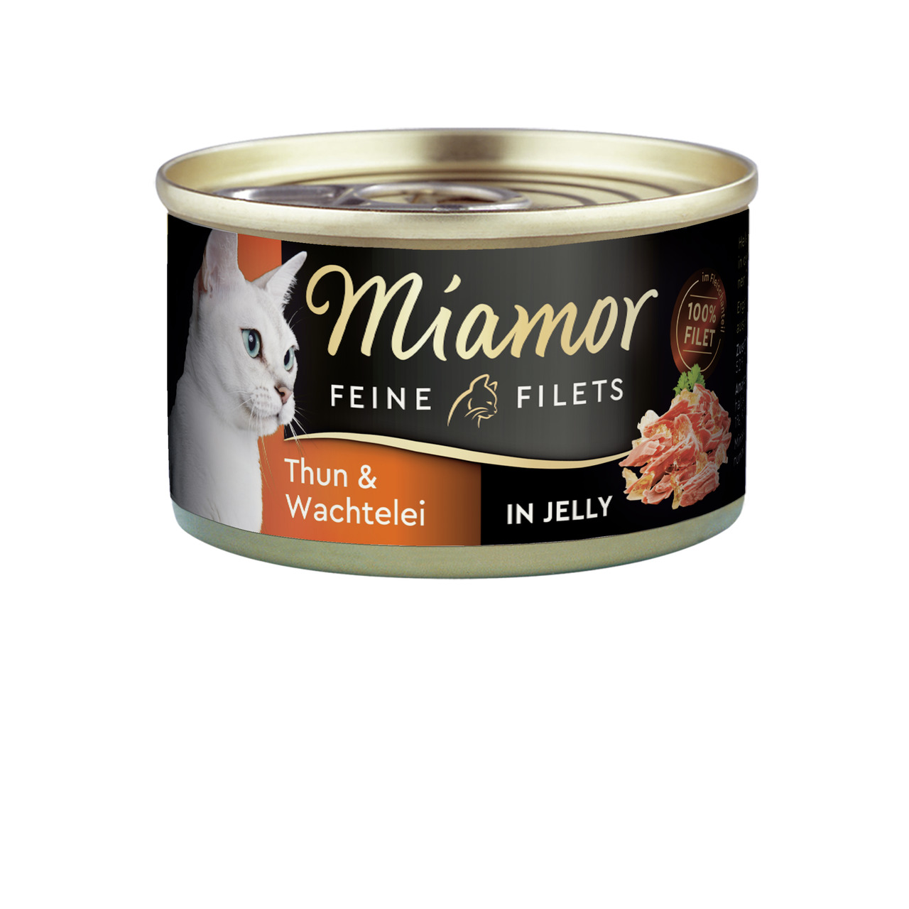 Miamor Feine Filets in Jelly Thun & Wachtelei Katzen Nassfutter 100 g