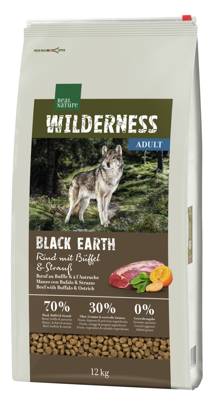 REAL NATURE Wilderness Adult Black Earth 12 kg