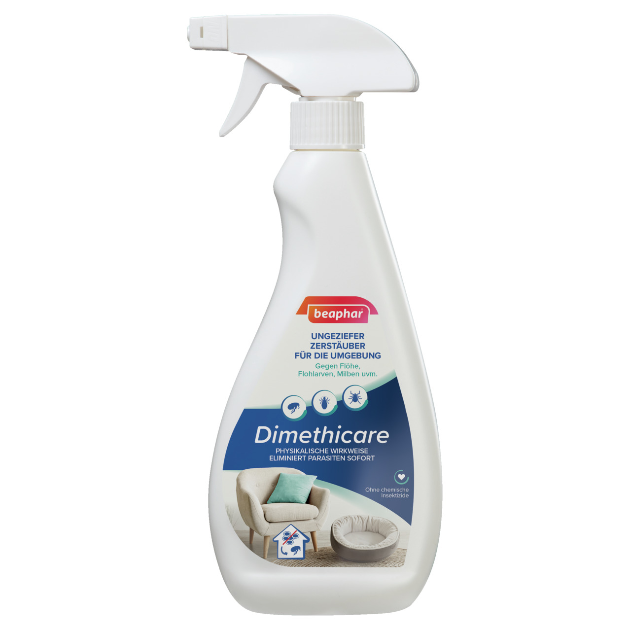 beaphar Dimethicare Ungeziefer Zerstäuber, 500 ml