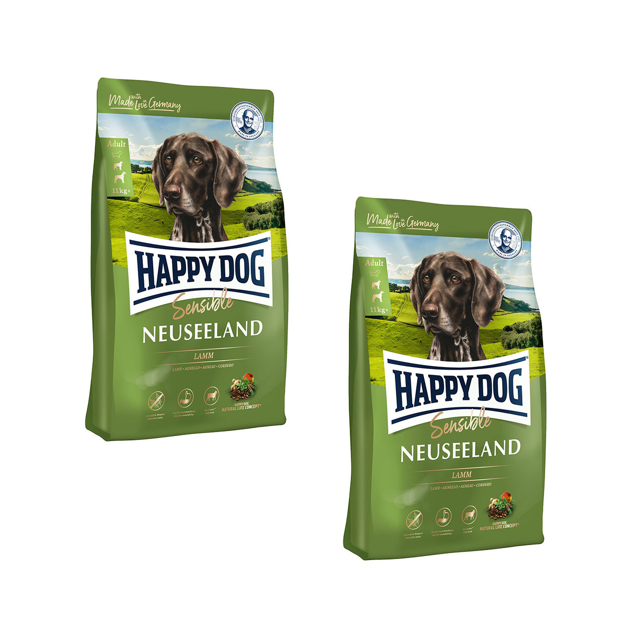 Sparpaket HAPPY DOG Supreme Sensible Neuseeland 2 x 12,5 Kilogramm Hundetrockenfutter