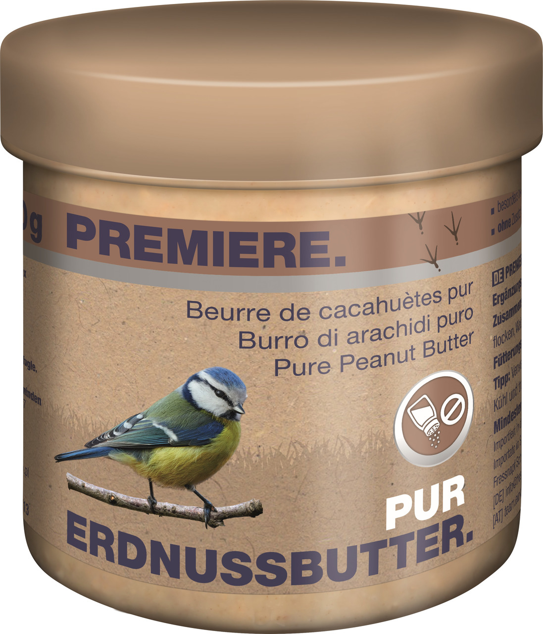 PREMIERE Erdnussbutter Pur 250 g