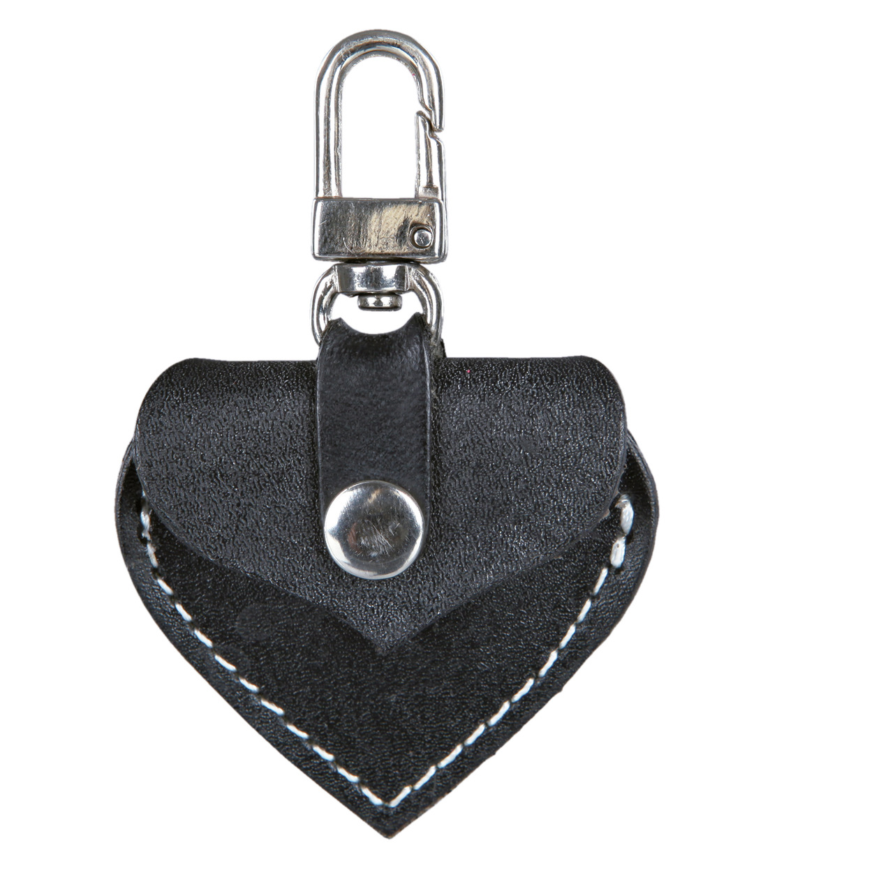 TRIXIE Adressherzchen Leder schwarz