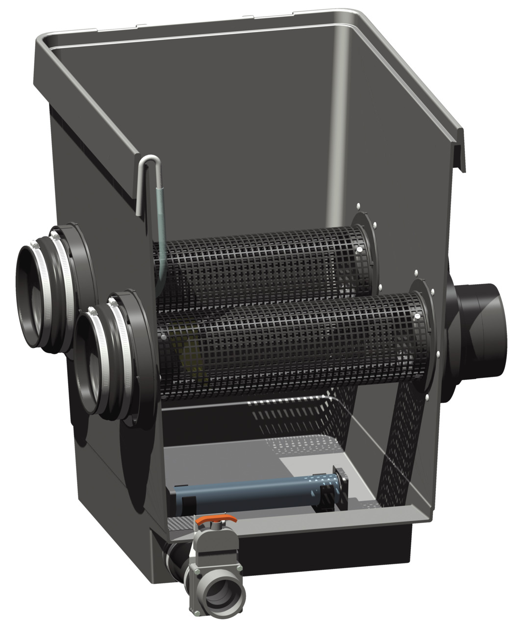 Oase ProfiClear Premium Compact-L Siebfilter, für Teichbesitzer-Aquaristik, effiziente Reinigung, robuste Siebelemente, hochwertig.