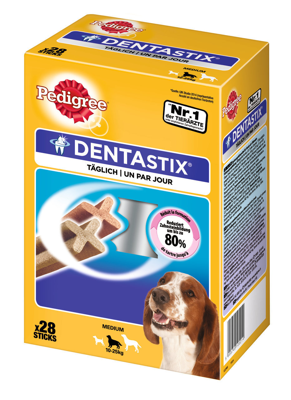Pedigree DentaStix Daily Oral Care Hunde Snack mittel 28 Stück