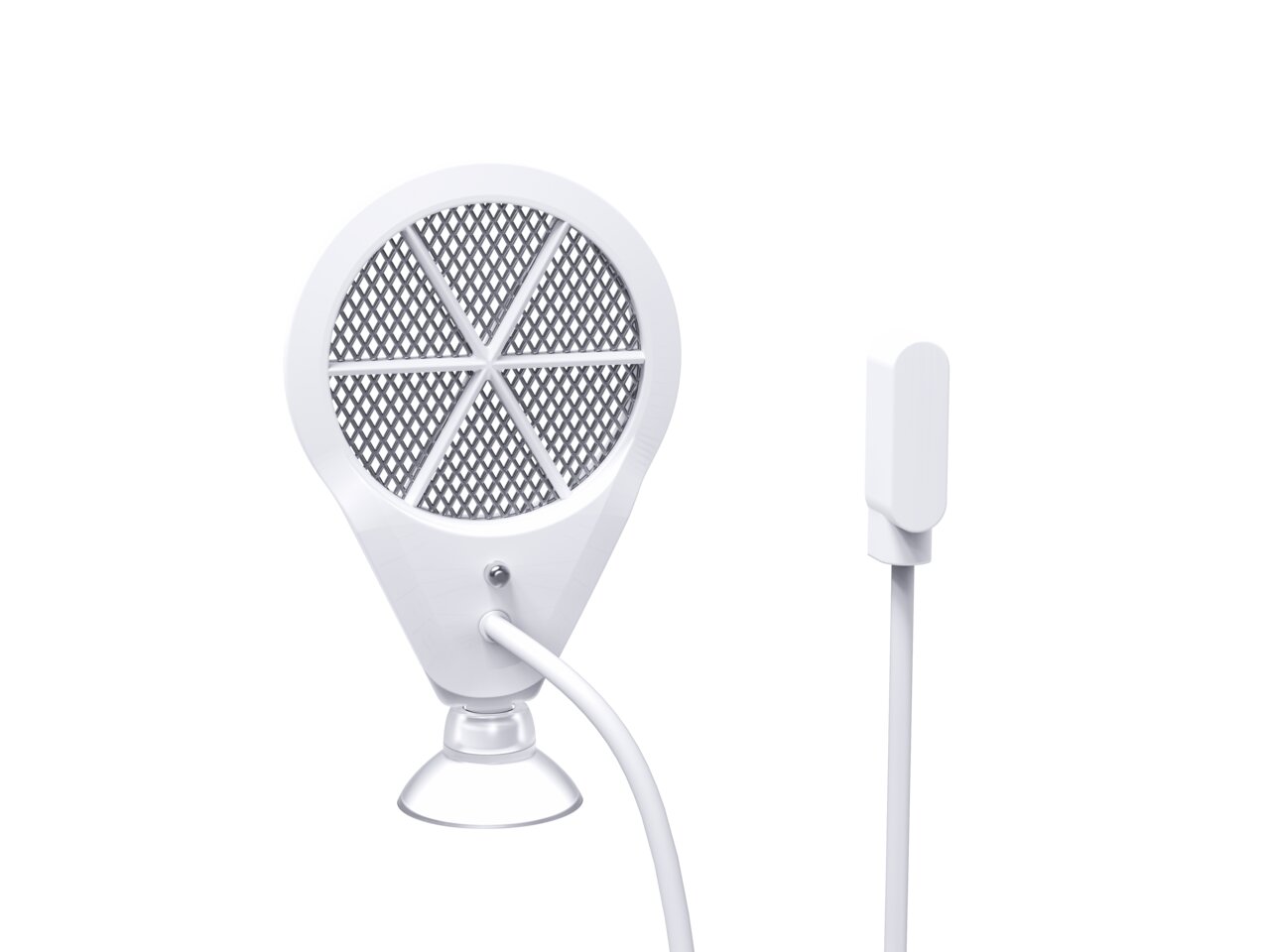 Chihiros Bluetooth Controller, Steuergerät für Aquarienbeleuchtung, weiß, achteckig, mit Display, präzise Lichtsteuerung, ideal für Aquarien.