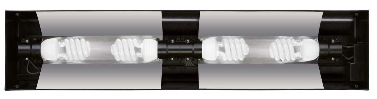 Exo Terra Compact Top Terrarienabdeckung, für Reptilien, reflektierend, fördert Pflanzenwachstum & Tierwohl, EAN 015561222280.