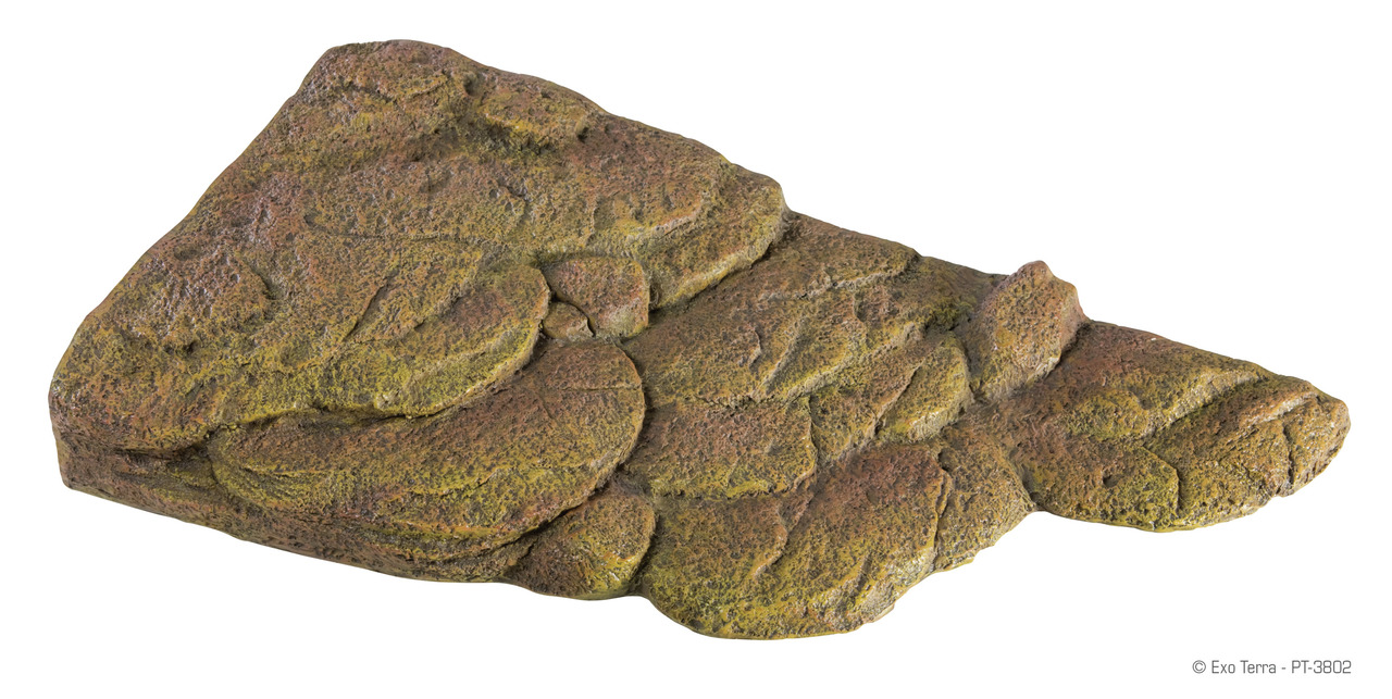 Exo Terra Turtle Bank, schwimmende Insel f. Wasserschildkröten, Steinoptik, Sonnenplatz, f. Reptilien-Amphibien, Maße auf Bild.
