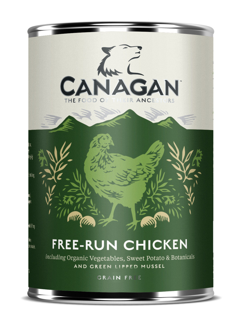 Sparpaket 24 x 400 g Canagan Free-Run Chicken For Dogs Hunde Nassfutter