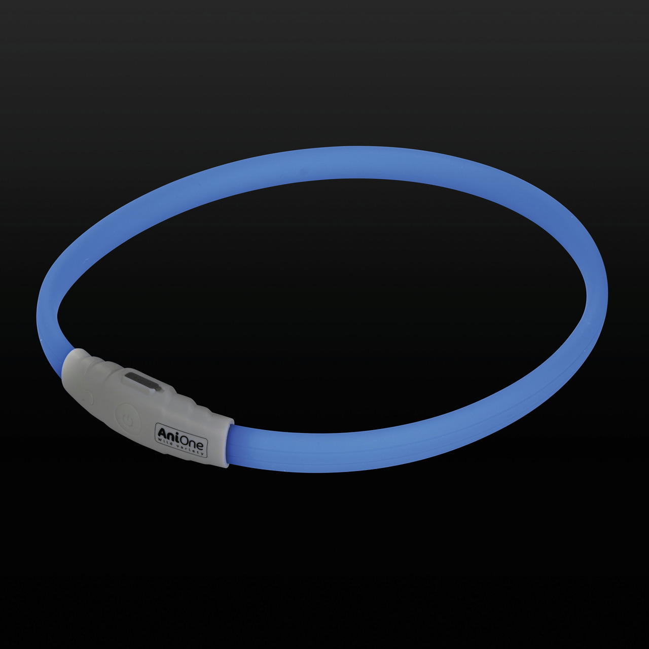 AniOne Leuchtring Silikon Struktur 65 cm blau