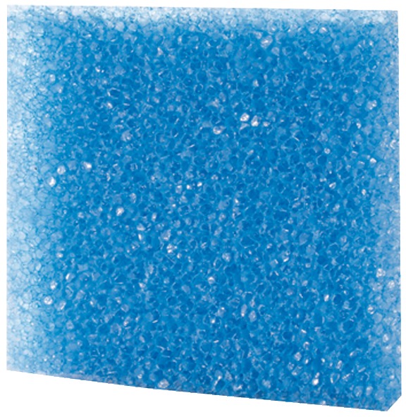 Hobby Filterschaum grob Aquarium Filtermedium 50 x 50 x 5 cm blau