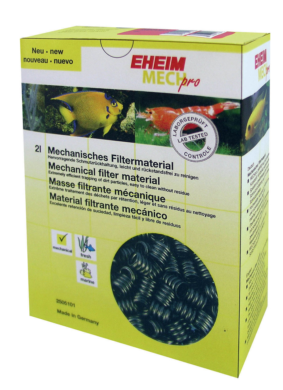 EHEIM MECHpro: mech. Filtermaterial f. Süß--Meerwasseraquarien, effiziente Schmutzrückhaltung, leicht zu reinigen, 2L.
