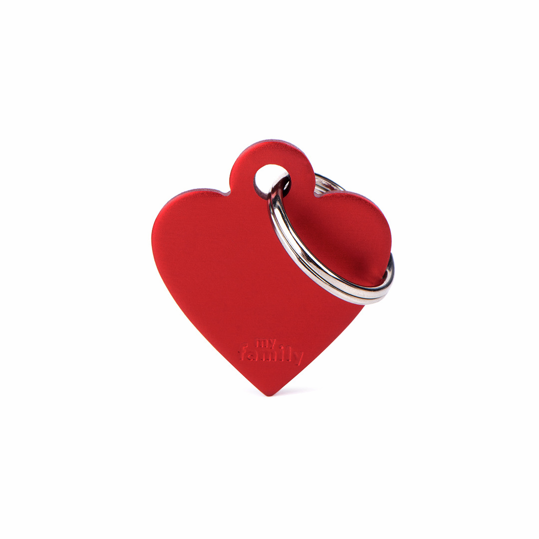 My Family" Anhänger, rot, herzförmig, für Hunde/Katzen, robust, mit Schlüsselring, ideal zur Personalisierung mit Name/Kontakt.;;;;;;;;;;;;;;;;;;;;;;;;;;;;;;;;;;;;