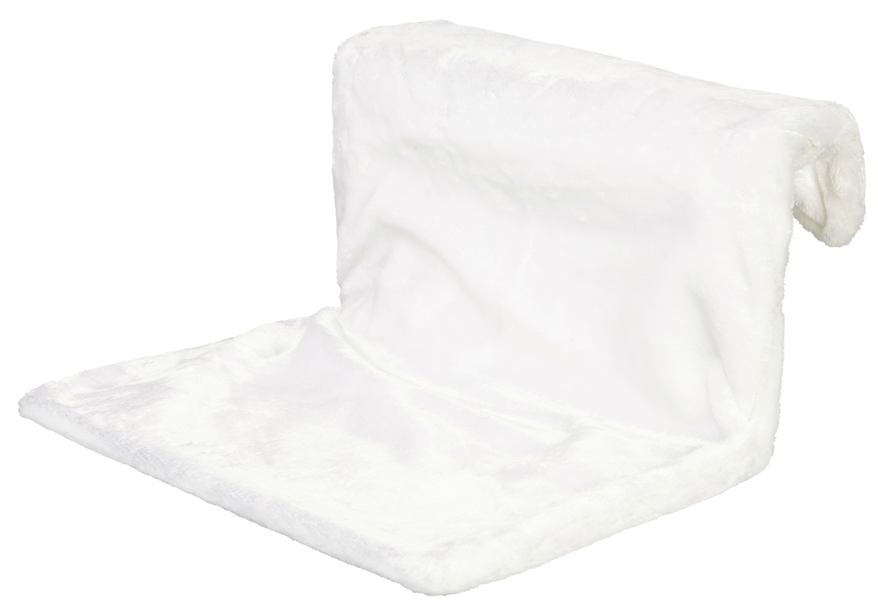 TRIXIE Katzendecke, weich & weiß, für Katzen/kl. Haustiere, gemütl. Liegefl., schützt Möbel vor Haaren, ideal daheim/unterwegs.