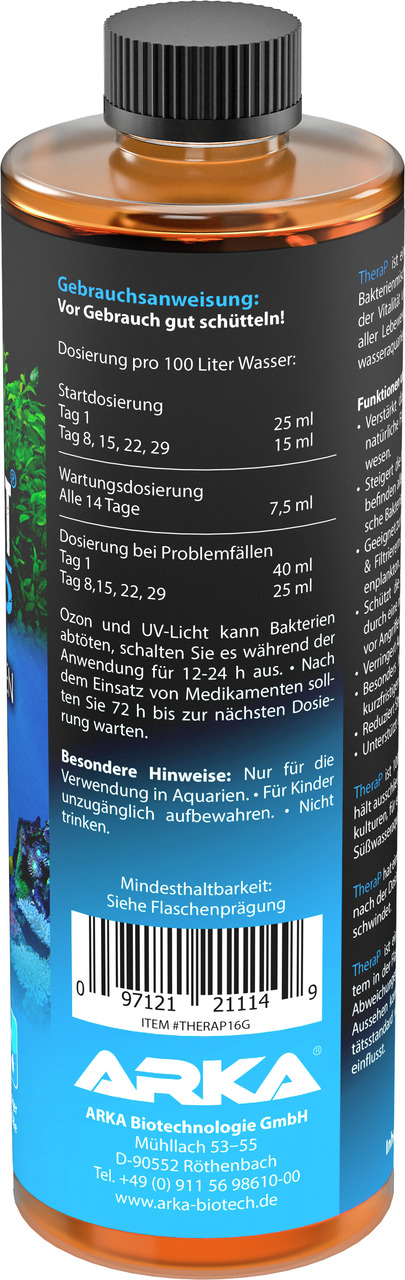 MICROBE-LIFT, Pflegeprodukt f. Aquaristik, 473 ml, geeignet f. Süß-/Meerwasseraquarien, mit Dosierungs- u. Anwendungshinweisen.