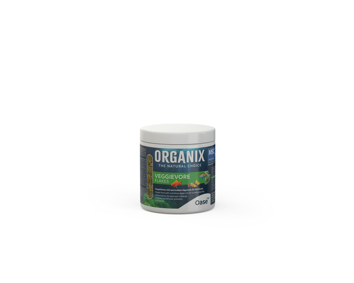 Oase ORGANIX Veggievore Flakes 500 Mililiter Fischfutter